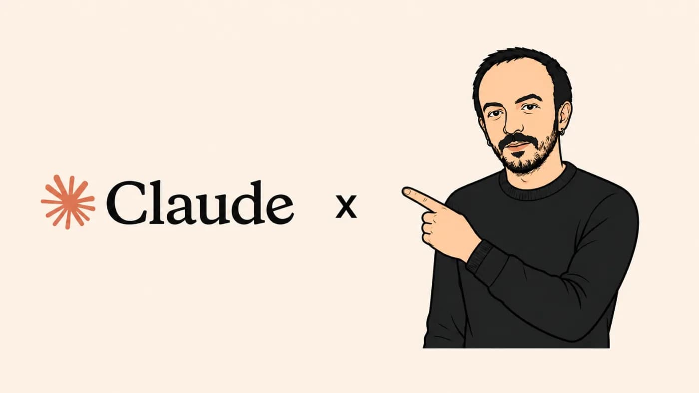 Claude logosu ve Aytaç V. Pamuk illüstrasyonu