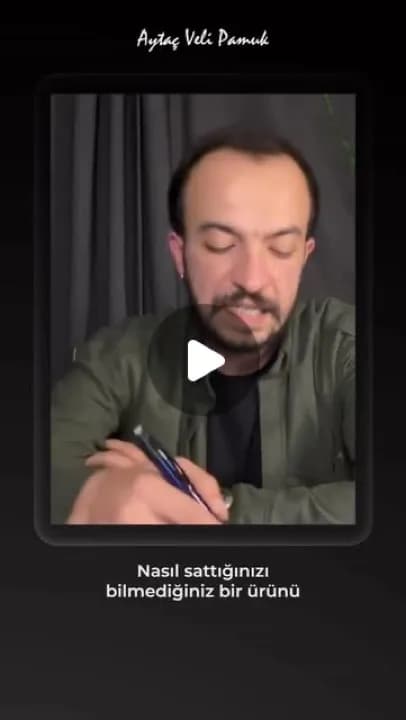 Nasıl sattığınızı bilmediğiniz bir ürünü…