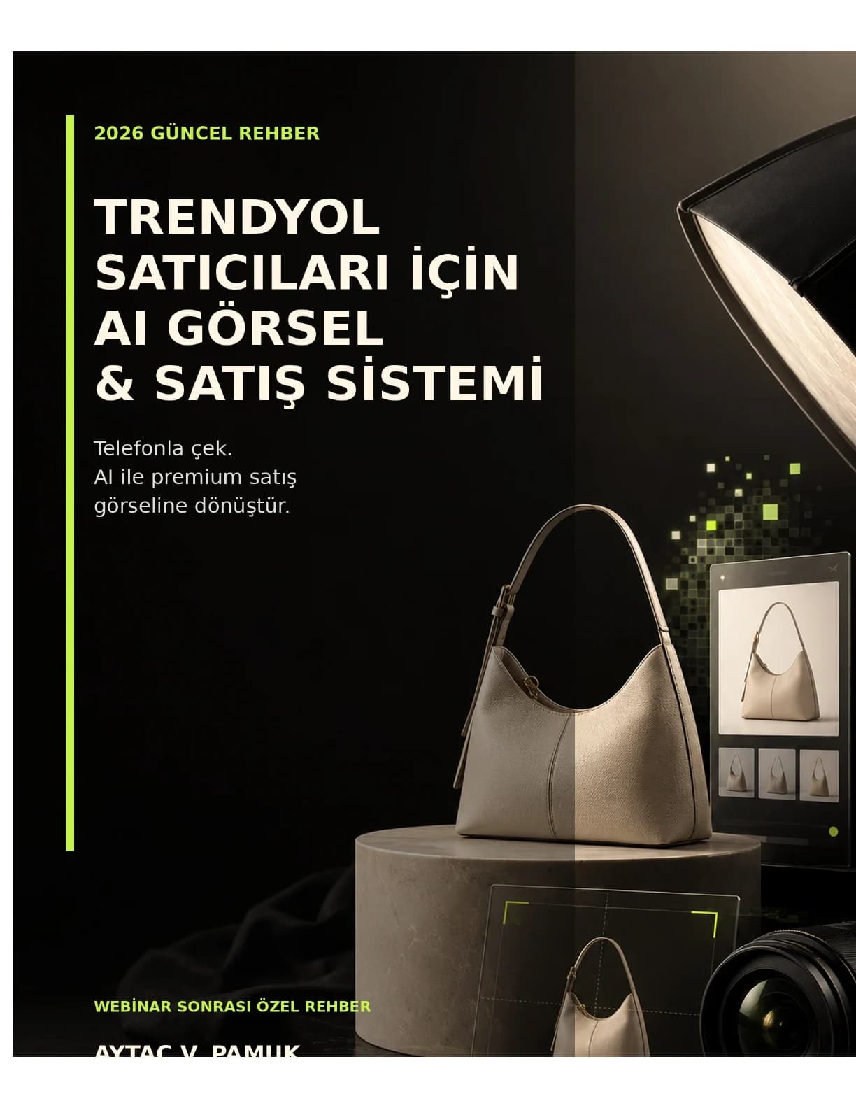 Trendyol Satıcıları İçin AI Görsel & Satış Sistemi kapağı